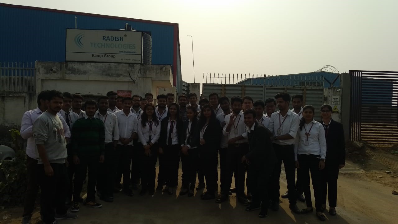 Industrial Visit of B. Tech EC II Year Students to Ramp Group on 4th Oct 2019