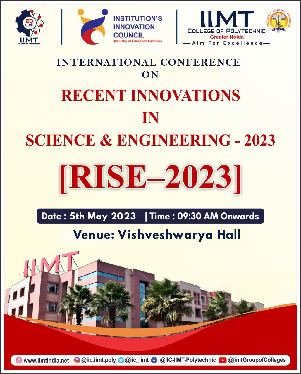 International Conference On Recent Innovations In Science & Engineering - 2023